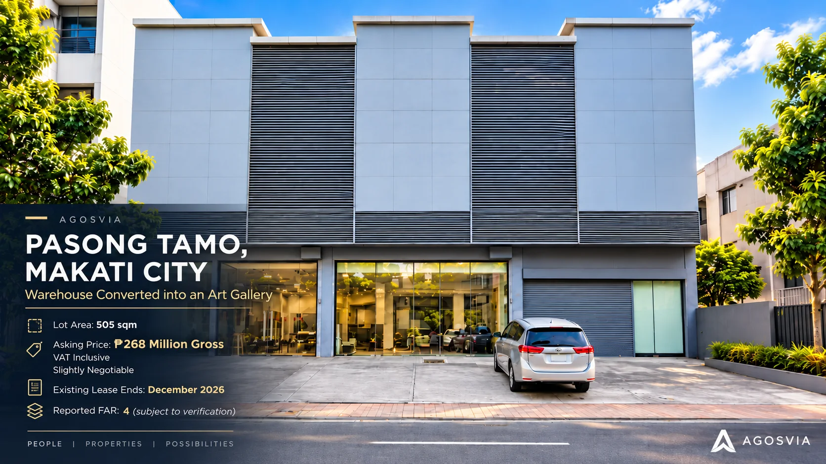 Public reference photo 1 of office space for sale in Makati City (AGV-RE-000240)
